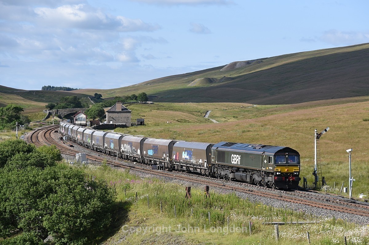 JL - 16.7.21 66779 6D77 Arcow - Hunslet, Blea Moor Loop - Blea Moor