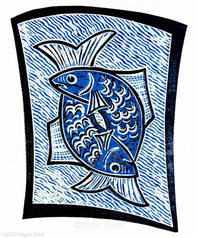  - Linocut
