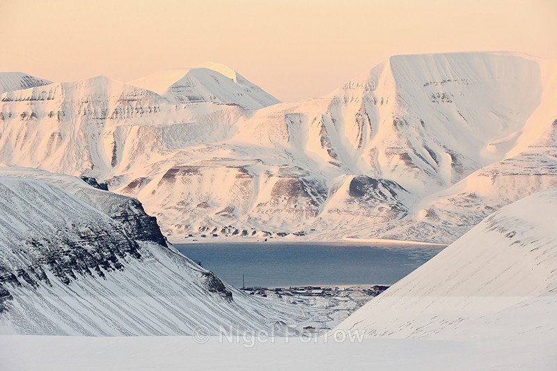 View of Longyearbyen, Svalbard, Norway - Svalbard, Norway