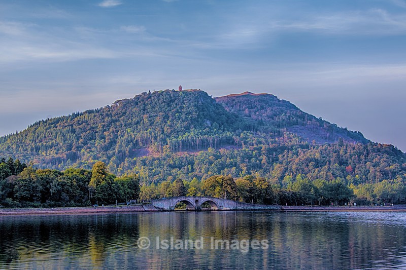 The bridge at Inveraray close to sunset. - Inverary