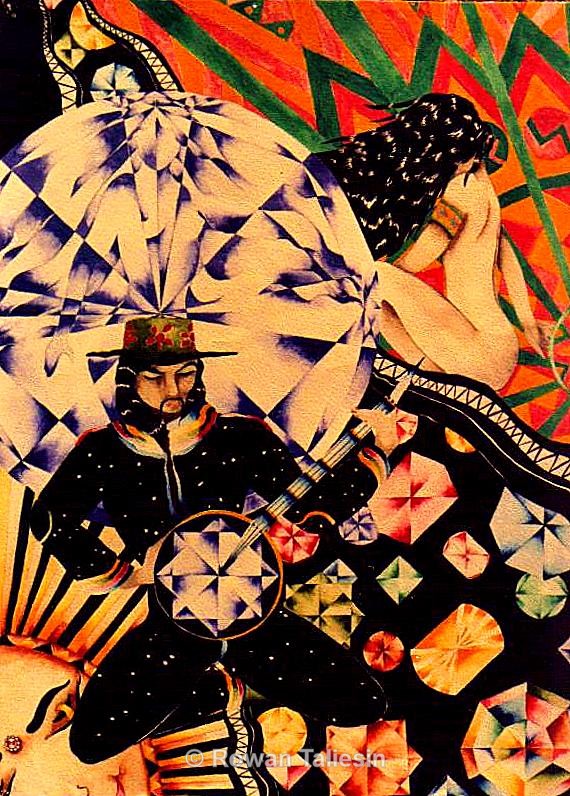 Inspiration of the Amethyst  © Rowan Taliesin 1986 - MY JOURNEY AS AN ARTIST