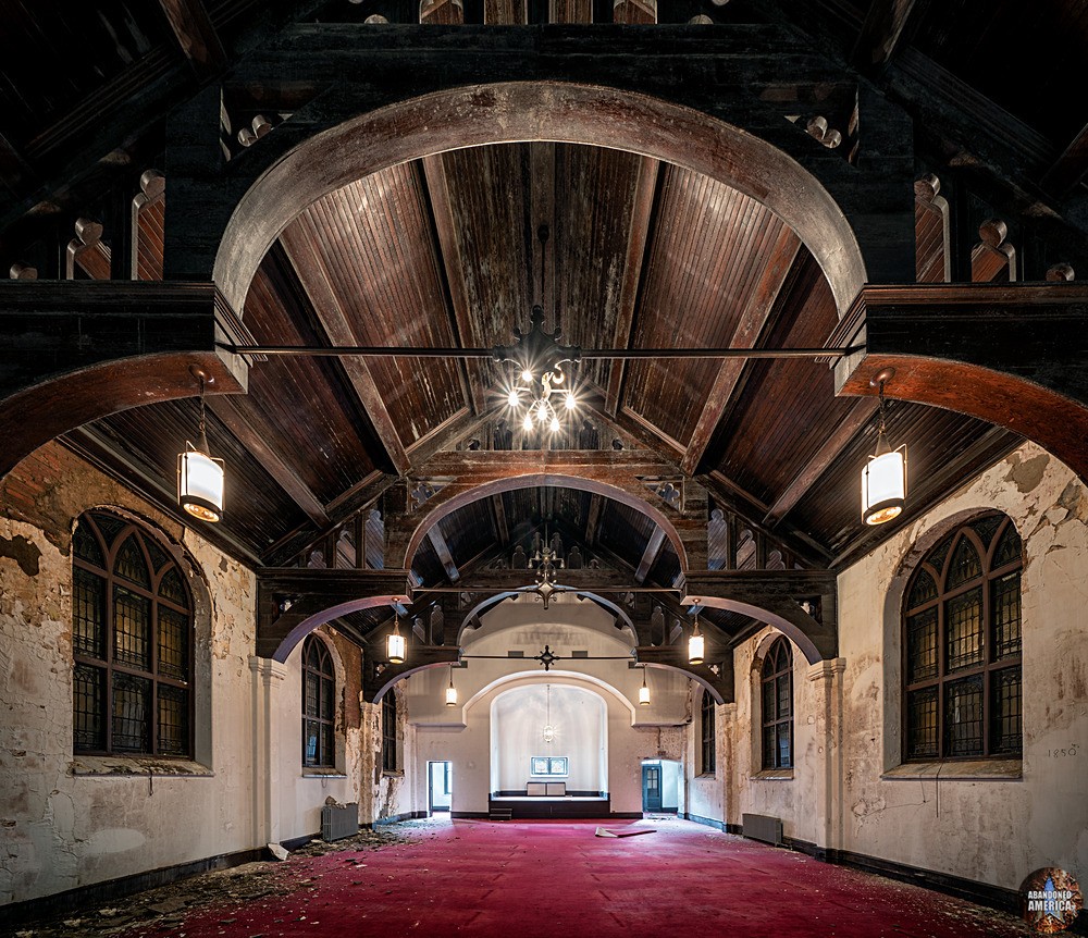 Decayed Chapel | Allentown State Hospital - Allentown State Hospital