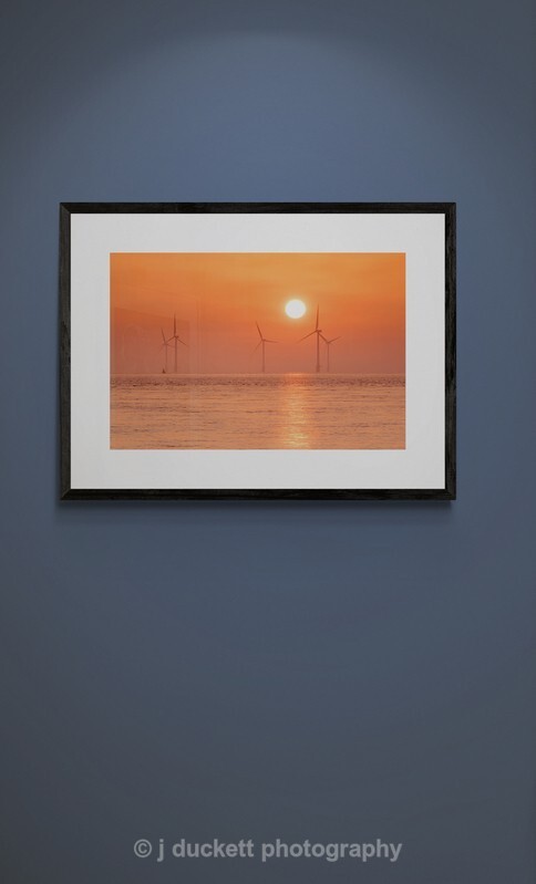  - Sunrise, Sea and Norfolk wind farm