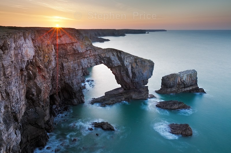 The Green Bridge of Wales | Sunrise Photography | Pembrokeshire