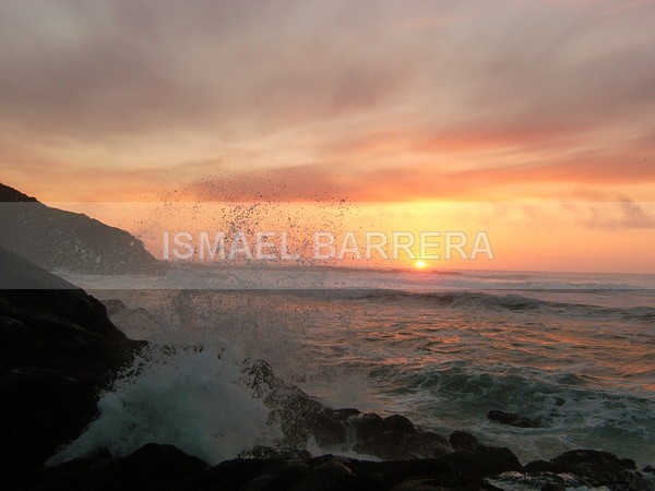 Evening Splash - Beach