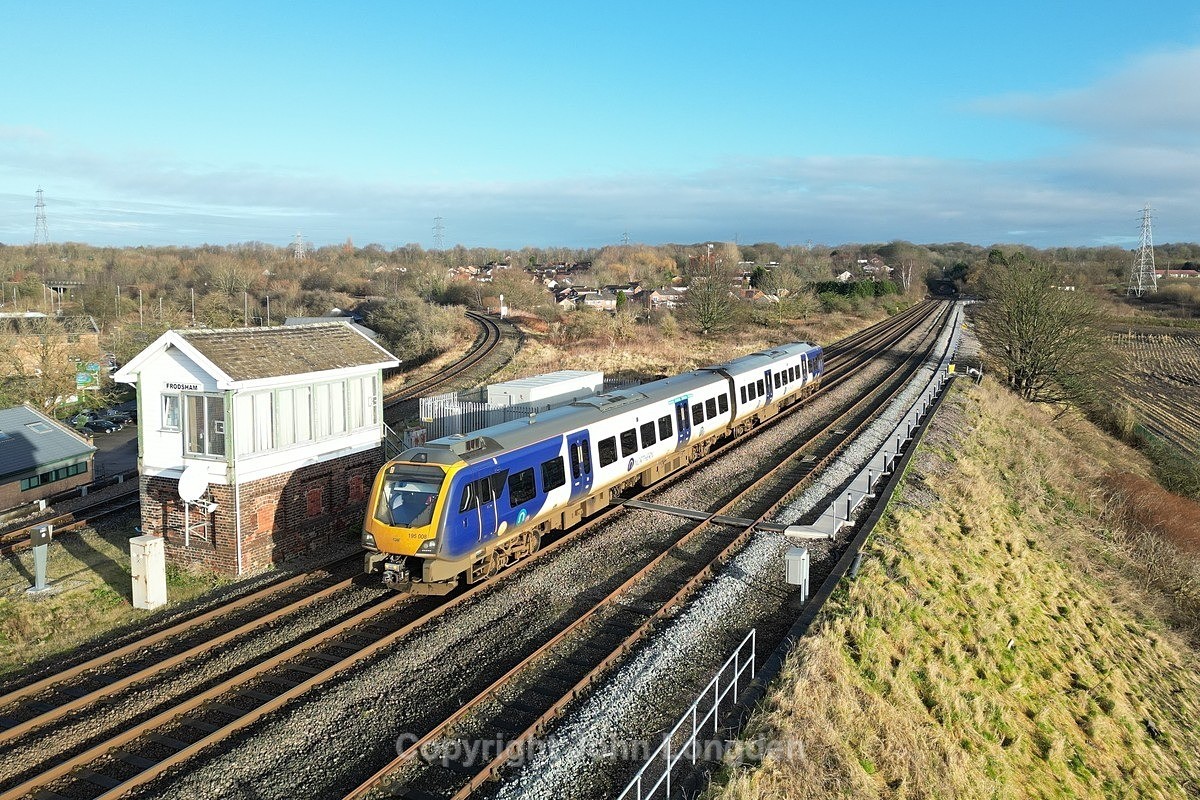 JL - 4.1.24 195008 5T69 Newton Heath - Chester, Frodsham VST - Elsewhere on the network
