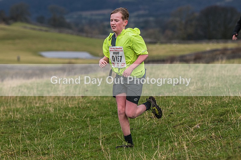 Cunswick U13-205 - Kendal Winter League Cunswick Scar Junior Under 13 Fell Race Sunday 26th January 2025
