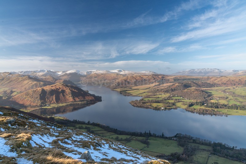 Views down Ullswater - Cumbria
