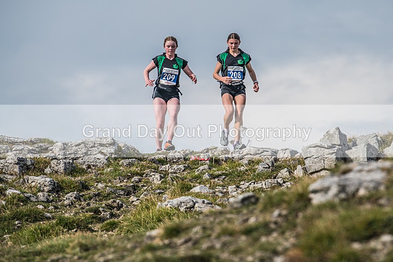 Year 8-9-219 - The English Schools Fell Running Championship Giggleswick Year 8-9 Sunday 6th October 2024