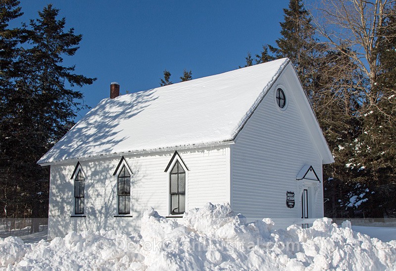 Mount Hebron Church Kings County New Brunswick Canada - Churches of New Brunswick