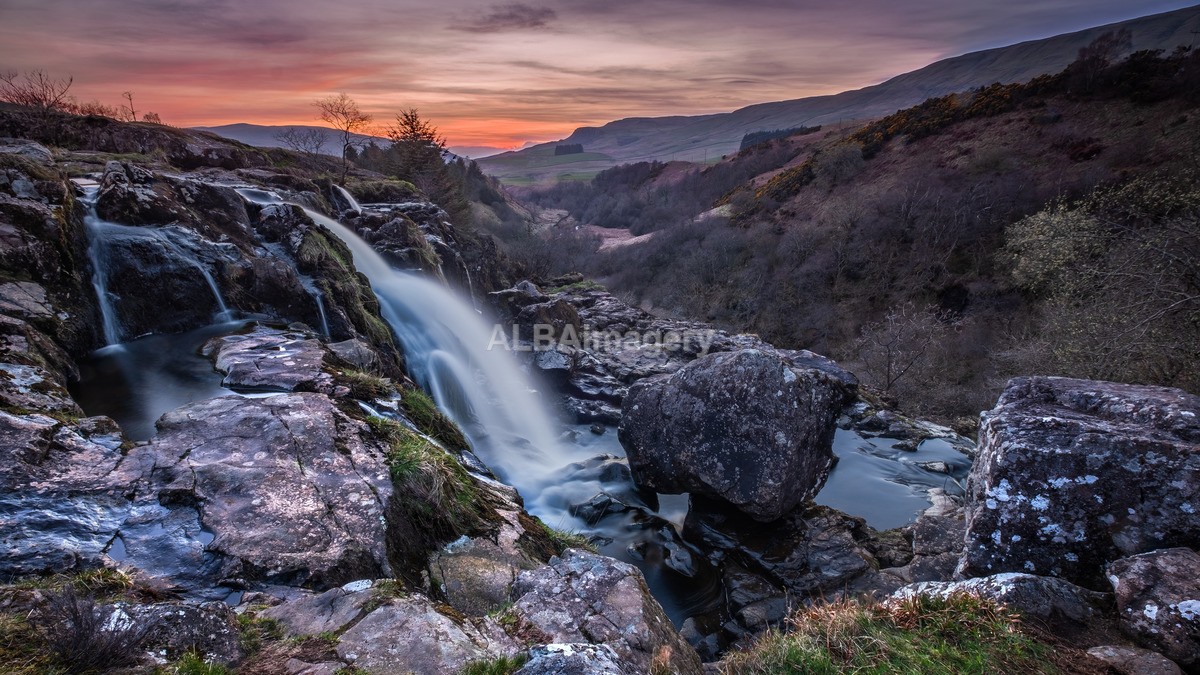 Loup of Fintry Sunset - My Scotland - The Landscapes