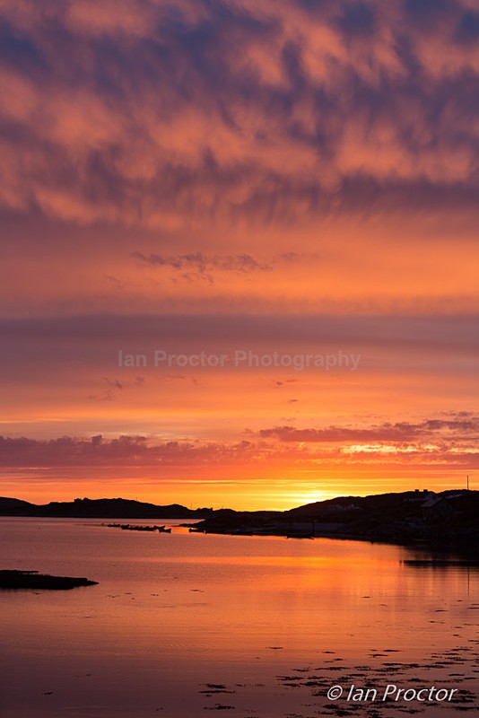 Sunset Skyscape, Sky Road, Connemara, Ireland. - Ireland