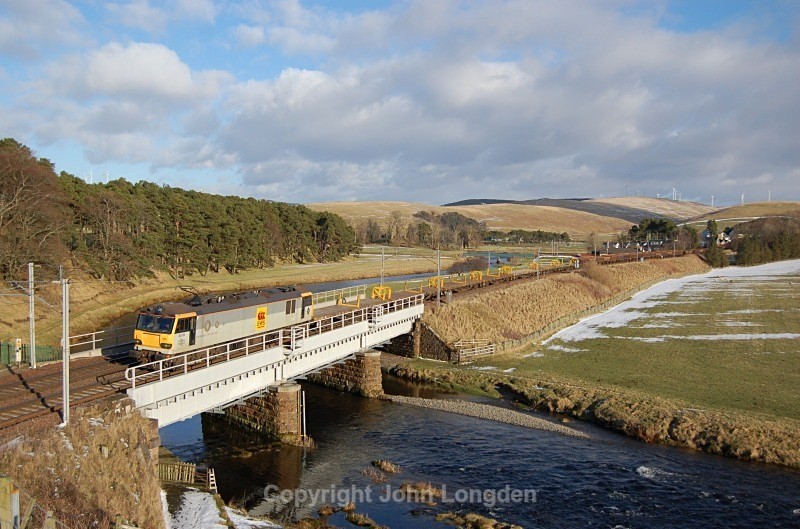 6.2.13 - 92039 6S51 Carlisle - Mossend, Crawford - West Coast Main Line (north to south)