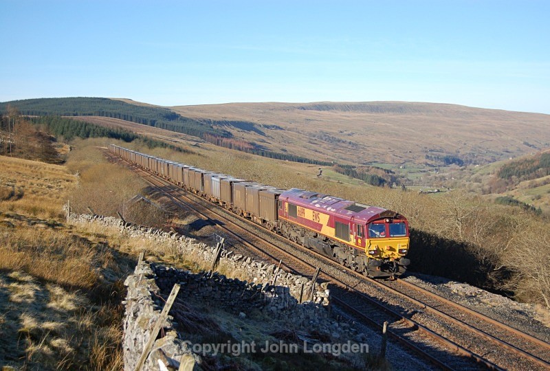 24.3.14 - 66199 6M20 Drax - Kirkby Thore, Rise Hill tunnel (north) - Rise Hill Tunnel North
