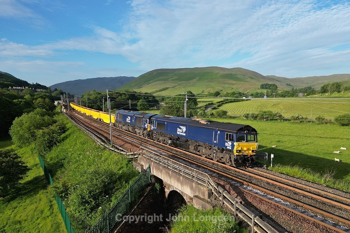 JL - 21.6.24 06:50am 66126 66432 6C06 Basford Hall - Shap, Tebay - Latest shots