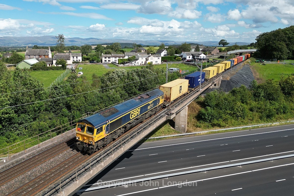 JL - 6.8.24 66717 4S57 Hams Hall - Mossend, Clifton - Latest shots